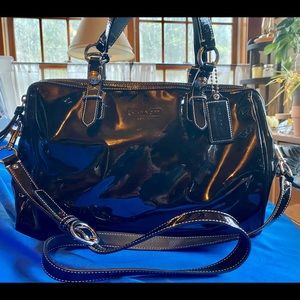 Coach patent leather bag